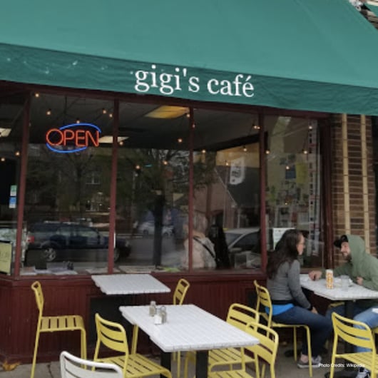 Exterior of GiGis Cafe Minneapolis