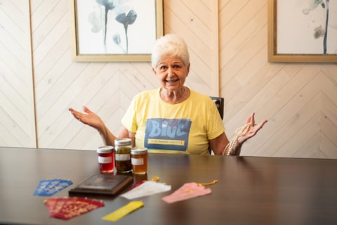 Blue is her favorite color: Meet Barb, award-winning canner