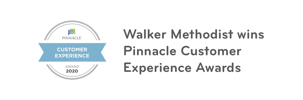 Walker Methodist wins Pinnacle Customer Experience Awards 2020